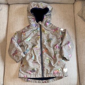 Girls Hatley Colorful Unicorn Jacket